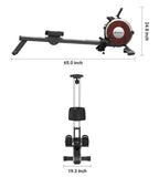 Merach Q1S Auto Elektromagnetisk Smart Rower