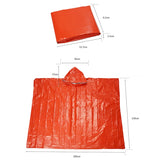 Outdoor Camping Long First Aid Raincoat (Yellow)