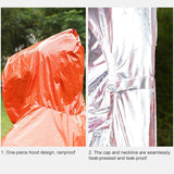 Outdoor Camping Long First Aid Raincoat (Yellow)