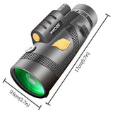 Moge 12x50 Professional HD Monocular Night Vision Telescope