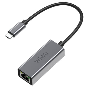 WiWU Alpha RJ45 USB-C / Type-C to RJ45 HUB Adapter Gigabit