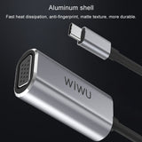 WIWU Alpha USB-C/Type-C to VGA Hub, Length：110mm