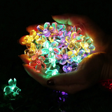 QiShi Christmas Landscape Solar String Lights,22.96ft 50 LED Waterproof (Multi Color)