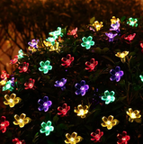 QiShi Christmas Landscape Solar String Lights,22.96ft 50 LED Waterproof (Multi Color)