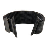 Apple Watch 42mm Milanese Loop Magnetic Stainless Steel Watch Band(Black)