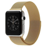 Apple Watch 42mm Milanese Loop Magnetic Stainless Steel Watch Band(Gold)