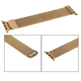 Apple Watch 42mm Milanese Loop Magnetic Stainless Steel Watch Band(Gold)