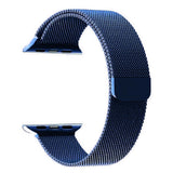 Apple Watch 42mm Milanese Loop Magnetic Stainless Steel Watch Band(Blue)
