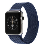 Apple Watch 42mm Milanese Loop Magnetic Stainless Steel Watch Band(Blue)