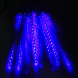 30cm 8 Light Bars Meteor Shower Lamp (Blue Light)