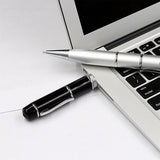 3 in 1 Laser Pen Style USB Flash Disk, Silver (8GB)(Silver)