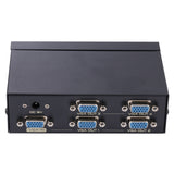 FJ-2504A 4 Port VGA Video Splitter High Resolution 1920 x 1440 Support 250MHz Video Bandwidth