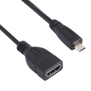 Micro HDMI Male to HDMI Female Adapter Cable 17cm