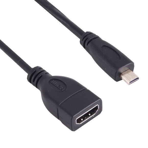 Micro HDMI Male to HDMI Female Adapter Cable 17cm