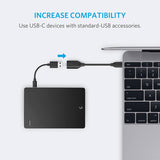 USB-C / Type-C 3.1 Male to USB 3.0 Female OTG Cable, Length: 19cm(Black)