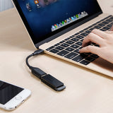 USB-C / Type-C 3.1 Male to USB 3.0 Female OTG Cable, Length: 19cm(Black)