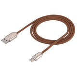 1m 2A USB-C / Type-C to USB 2.0 Data Sync Quick Charger Cable(Brown)