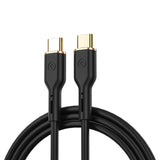 WIWU Vitality Series WI-C018 PD100W USB-C / Type-C to USB-C / Type-C Fast Charging Data Cable, Length: 1.2m (Black)