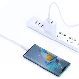 WIWU Vitality Series WI-C018 PD100W USB-C / Type-C to USB-C / Type-C Fast Charging Data Cable, Length: 1.2m (White)