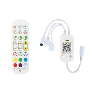 WiFi Smart 4 Pin RGB LED Strip Light Controller APP Remote Voice Control, 5-24V, type:WiFi 24-keys