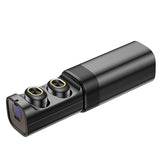 T&G TG909 TWS In-Ear Mini Dual Channel Stereo Bluetooth Earphones with LED Display(Black Gold)