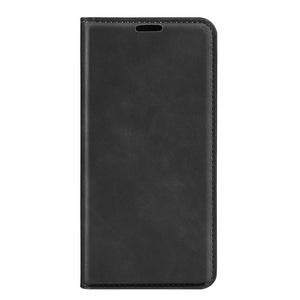 Samsung Galaxy A13 4G Retro-skin Magnetic Leather Case with Holder & Card Slots & Wallet(Black)