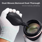 4-in-1 Camera Cleaning Kit with Lens Brush Pen / Rocket Air Blower / Microfiber Cleaning Cloth / Lens Cleaner Kit