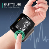 Sejoy Blood Pressure Monitor Wrist with Adjustable Large Cuff