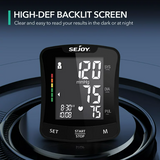 Sejoy Blood Pressure Monitor Wrist with Adjustable Large Cuff