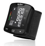 Sejoy Blood Pressure Monitor Wrist with Adjustable Large Cuff