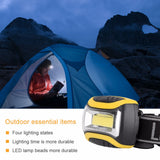 Outdoor Head lamp COB LED Headlamp Flashlight 3 Mode Head Light