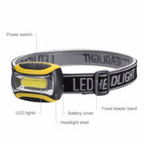 Outdoor Head lamp COB LED Headlamp Flashlight 3 Mode Head Light