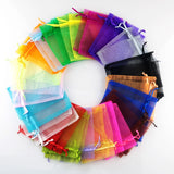 Gift Bags Jewelry Organza Bag Wedding Birthday Party Drawable Pouches, Gift Bag