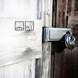 70mm Stainless Steel Round Lock Warehouse Door Lock Chain Lock Bicycle Anti-theft Lock