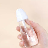 100ml Alcohol Sprayer Disinfection Bottle Press-type Portable Travel Emulsion Cosmetics Sub-bottle Spray Bottle(Pink)