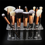 20 Holes Makeup Brush Display Stand Makeup Brush Holder Drying Rack Holder