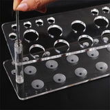 20 Holes Makeup Brush Display Stand Makeup Brush Holder Drying Rack Holder