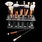 20 Holes Makeup Brush Display Stand Makeup Brush Holder Drying Rack Holder