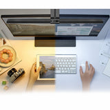 Monitor Screen Hanging Lamp LED Office Computer Notebook Reading Smart Eye Protection Desk Lamp(Black)