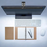 Monitor Screen Hanging Lamp LED Office Computer Notebook Reading Smart Eye Protection Desk Lamp(Black)