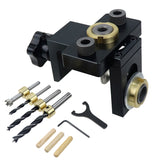 10 In 1 Straight Hole Punch Locator Dowels Locator Furniture Puncher Connector Puncher