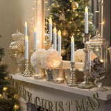 LED Electronic Candle Light Flameless Long Rod Christmas Candle, Spec:Flashing Warm White Light