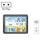PT20A Color Screen Weather Forecast Radio Clock And Indoor Temperature And Humidity LCD Electronic Clock