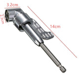 105 Degree Long Handle Right Angle Corner Drill Holds Screwdriver Bit(Long Corner Device)