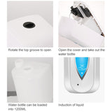 Automatic Sensor Soap Dispenser USB Rechargeable Wall-mounted Alcohol Disinfection Spray Type 1200 ml