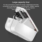 Automatic Sensor Soap Dispenser USB Rechargeable Wall-mounted Alcohol Disinfection Gel Type 1200 ml
