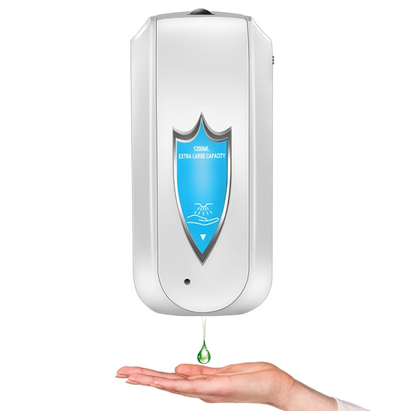 Automatic Sensor Soap Dispenser USB Rechargeable Wall-mounted Alcohol Disinfection Gel Type 1200 ml