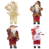 Christmas Decoration Standing Santa Claus Doll Christmas Backpack Old Man Doll Ornaments, Specification: Chevrolet