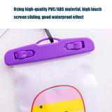 Large Outdoor Photo Transparent Waterproof Cartoon Mobile Phone Bag, Style:Dolphin