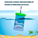 Large Outdoor Photo Transparent Waterproof Cartoon Mobile Phone Bag, Style:Dolphin